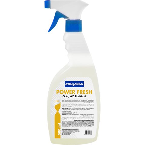 Öztiryakiler Power Fresh Oda ve Banyo WC Parfümü, Limon Aromalı, 0.50 L