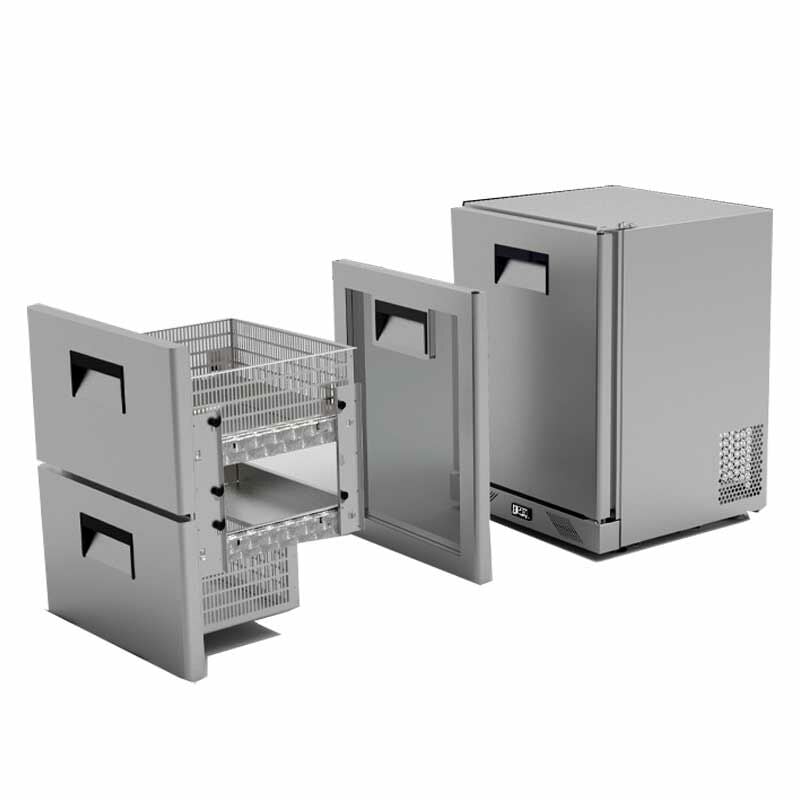 Portabianco SLM-1NGN Tezgah Altı Slim Buzdolabı, 120 Litre, 430 Kalite