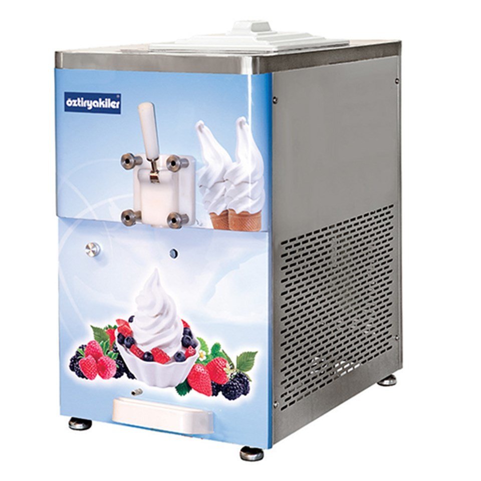 Öztiryakiler Yoğurt ve Dondurma Makinası Set Üstü Tek Kollu Pompalı 11 Litre,6644