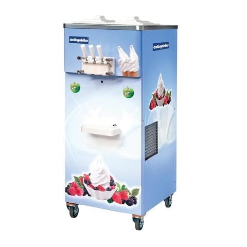 Öztiryakiler Yoğurt ve Dondurma Makinası 3 Kollu Pompalı Karıştıcılı 2x11 Litre OEF 4000 APS,6644