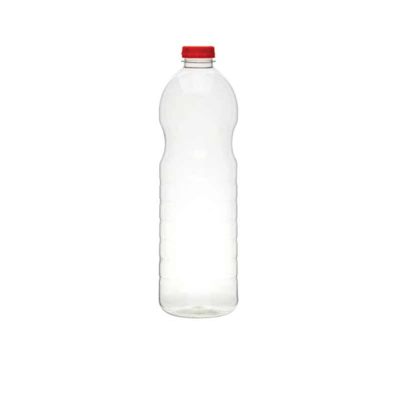 Rubikap Tek Kullanımlık Pet Şişe, 1000 ml Şeffaf