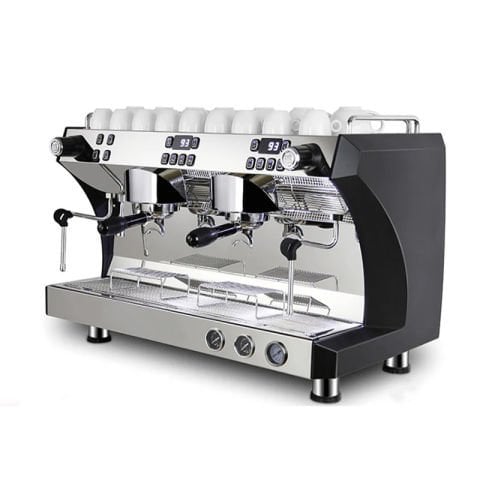 Remta 2 Gruplu Tam Otomatik Espresso Kahve Makinesi, Siyah CRM3120C