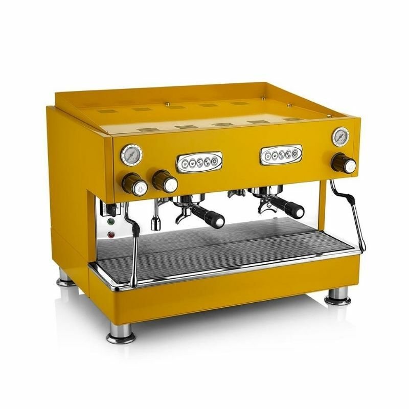 Brawi EFELİ EL 2 GR Tam Otomatik Espresso Kahve Makinesi, Sarı, 2 Grup