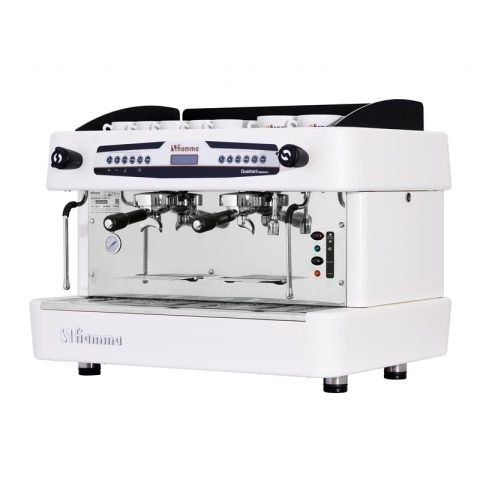 Fiamma Quadrant 2 DSP TC Espresso Kahve Makinesi Tam Otomatik, 2 Gruplu, Beyaz