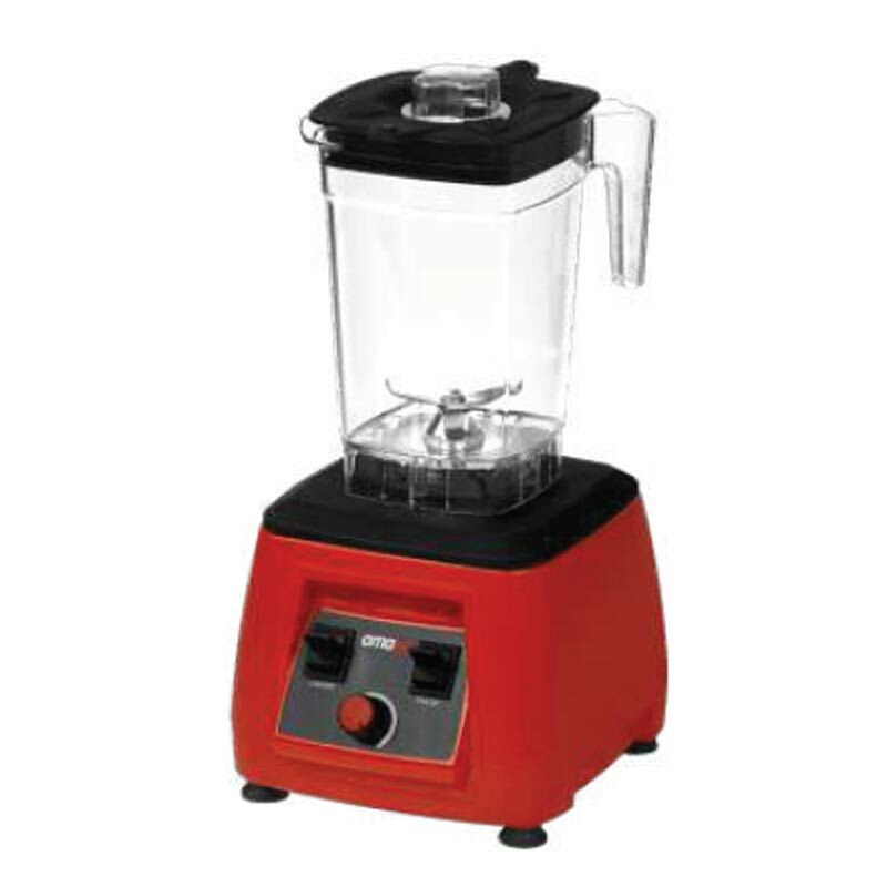 Omake Bar Blender Manuel, Kırmızı, Şeffaf Hazne, 2 Lt