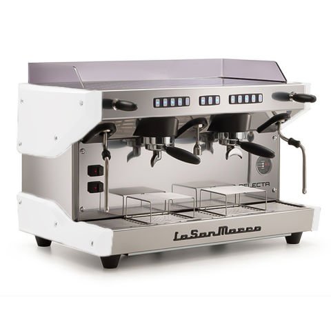 La San Marco Delecta 2 Gruplu Tam Otomatik Espresso Kahve Makinesi Beyaz