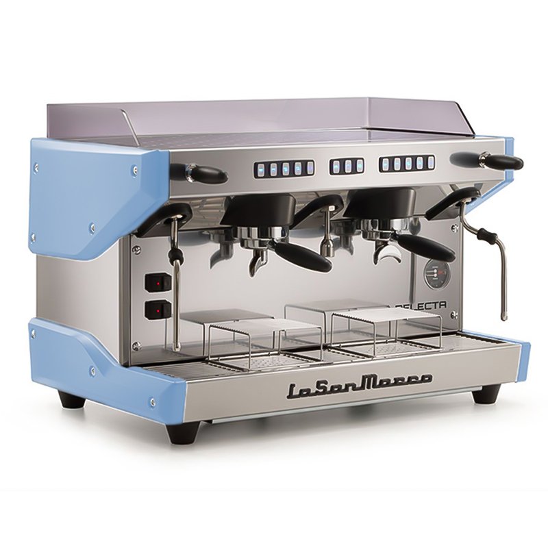La San Marco Delecta 2 Gruplu Tam Otomatik Espresso Kahve Makinesi Mavi