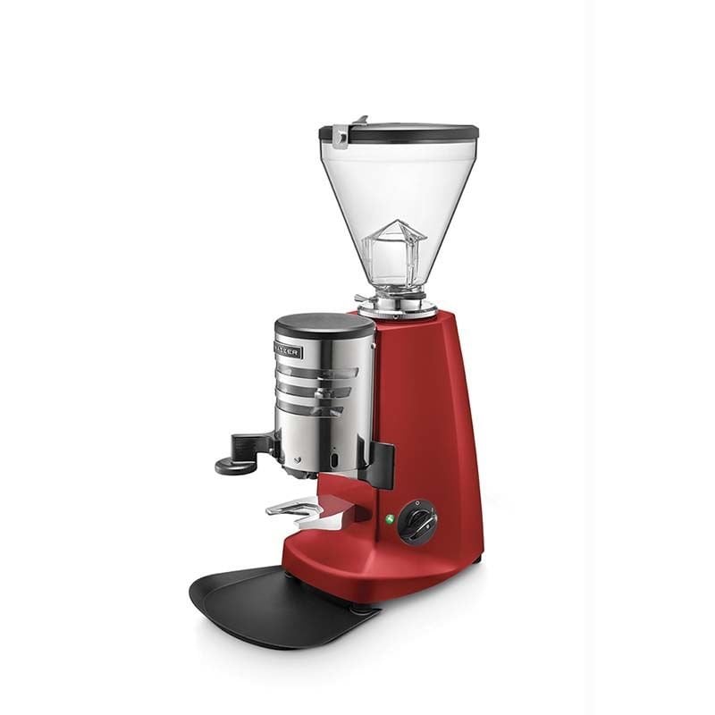 Mazzer Super Jolly V Up Kahve Değirmeni, Zaman Kontrollü, Kırmızı