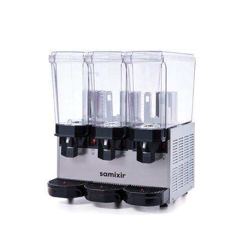 Samixir 60.SMMI Klasik Triple Soğuk İçecek Dispenseri, 20+20+20 L, Fıskiyeli-Karıştırıcılı-Karıştırıcılı, Inox