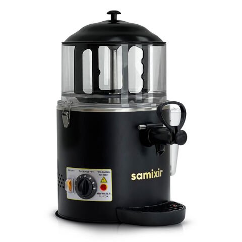 Samixir SC05.B Sıcak Çikolata ve Sahlep Makinesi, 5 Litre, Siyah