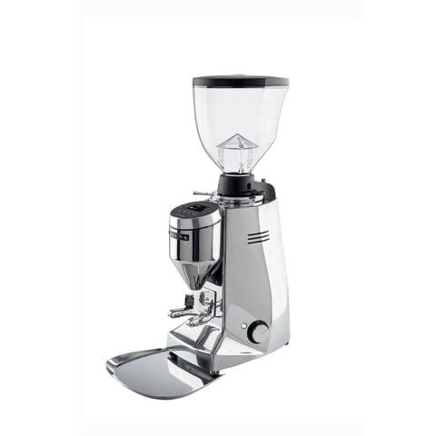 Mazzer Major V Electronic Espresso Kahve Değirmeni, Parlak Alüminyum