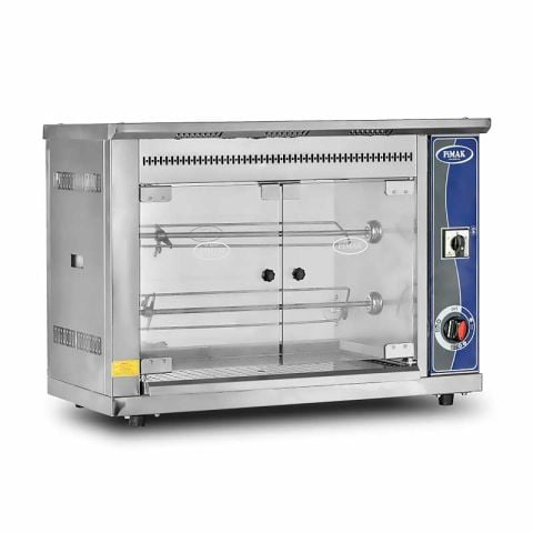Pimak M001-E Set Üstü Piliç Çevirme Makinası 6 Kapasiteli Elektrikli