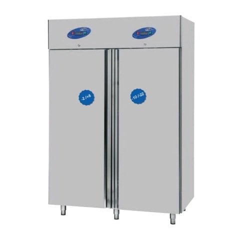 CSA CS-DBNL-1400 Dik Tip Buzdolabı & Derin Dondurucu, 2 Kapılı, 1400 L