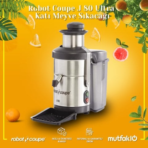 Robot Coupe J 80 Ultra Katı Meyve Presi, Sıkacağı, 6644