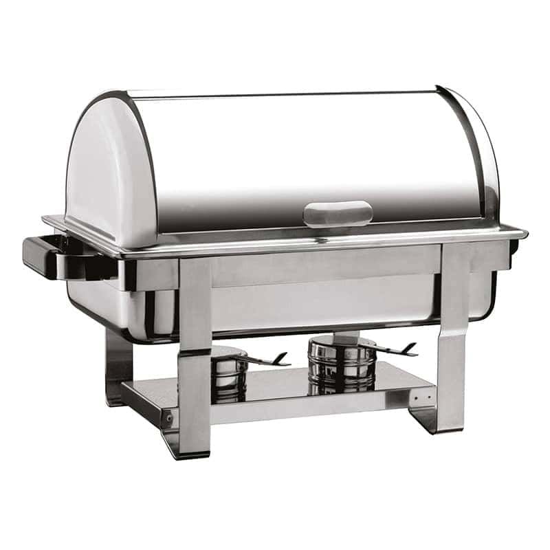 Öztiryakiler Chafing Dish, Yekpare Rolltop Kapak, İçiçe Geçen Ayaklı