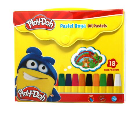 Play-Doh 18 Renk Pastel Boya Çantali PLAY-PA006