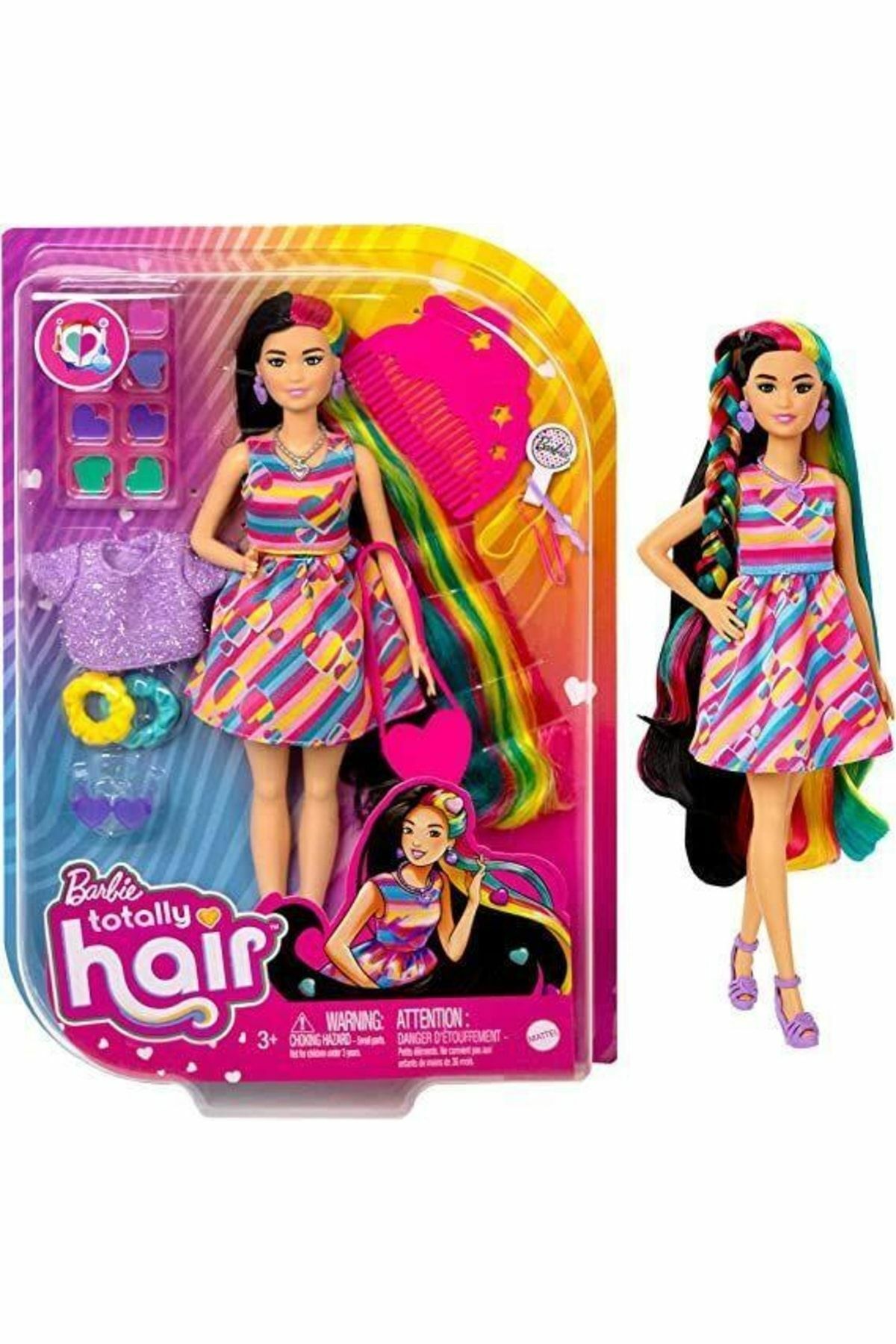 Barbie Upuzun Saçlı Muhteşem Bebek Hdcm87 Hcm90 Lisanslı Ürün