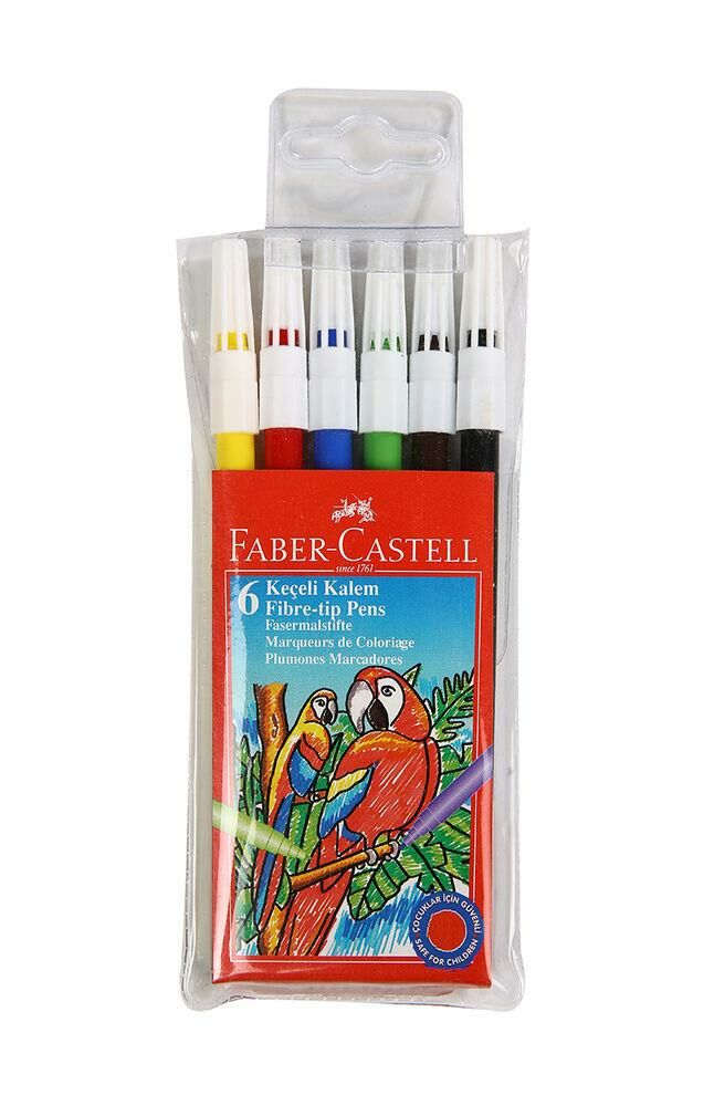 Faber-Castell Keçeli̇ Kalem 6 Renk
