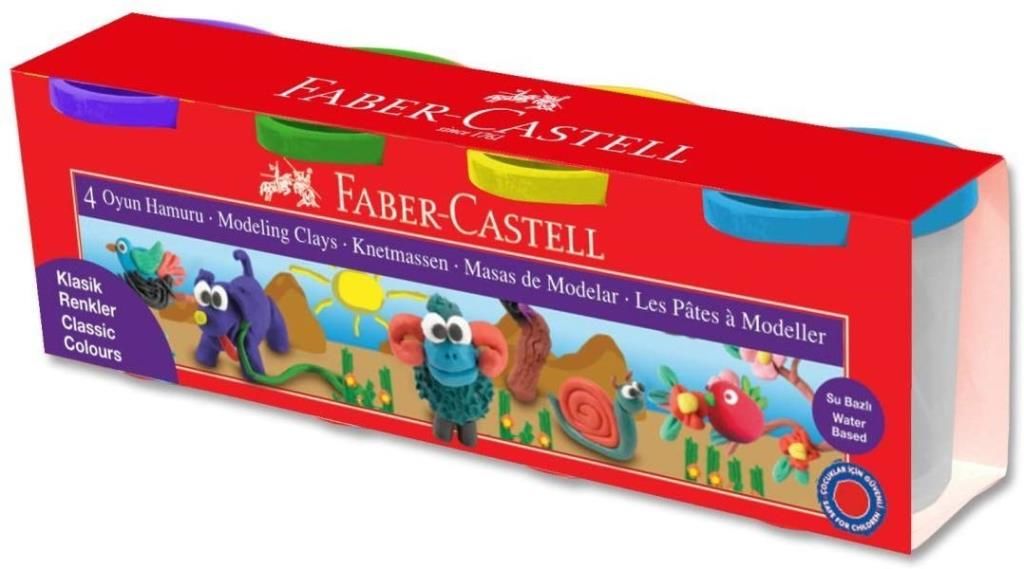 Faber-Castell 360gr 4'lü Oyun Hamuru