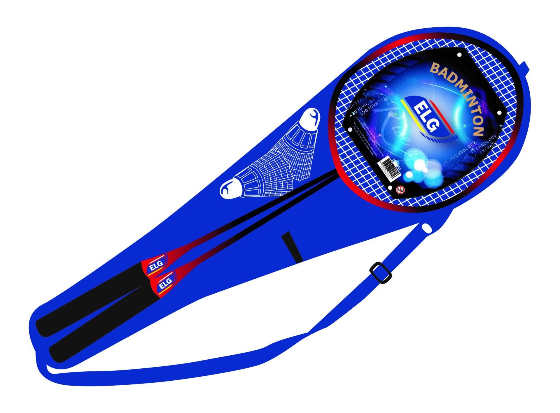 ELG Badminton Raket ve 2 Top