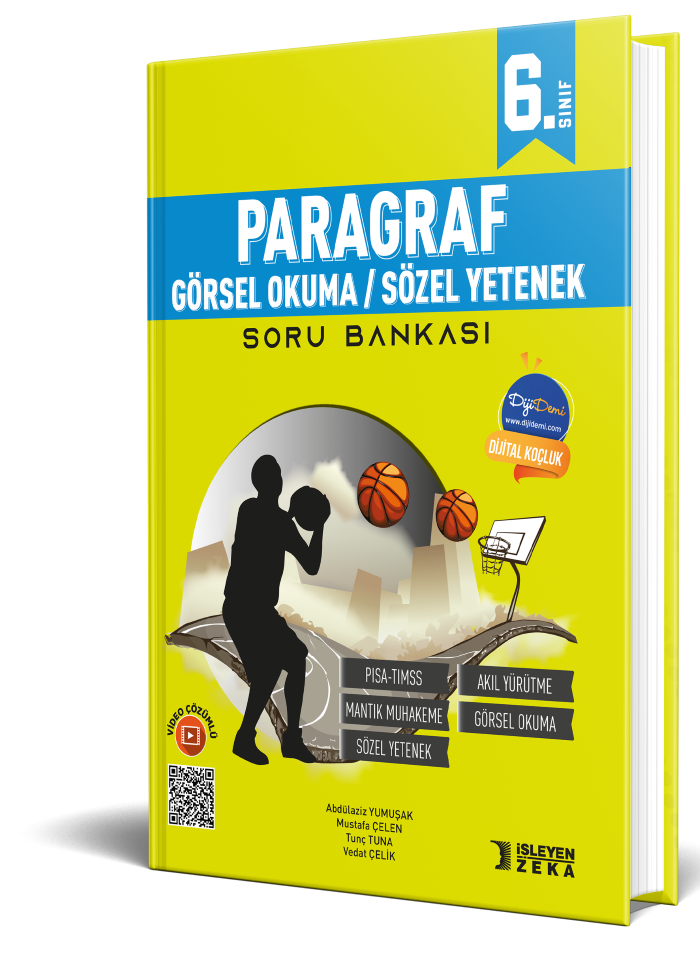 İşleyen Zeka Yayınları Işleyen Zeka 6. Sınıf Paragraf Görsel Okuma Sözel Yetenek Soru Bankası