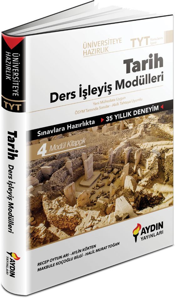 Aydın Yayınları TYT Tarih Ders İşleyiş Modülleri