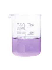 ISOLAB | Beher - Cam | Kısa Form - 400 ml