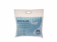 Doqu Home White Line Microfiber Yastık 60 x 80 cm