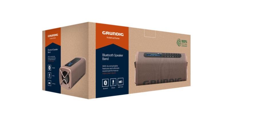 Grundig Band BT Hoparlör Kahve