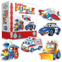 Baby Puzzle Sevimli Taşıtlar