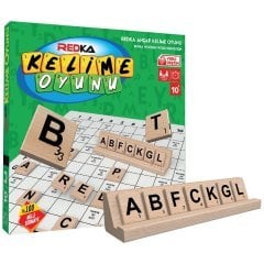 Kelime Bulma / Oluşturma  Oyunu Ahşap Scrabble