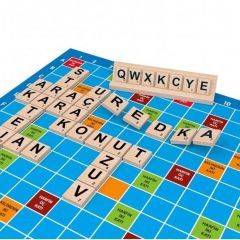 Kelime Bulma / Oluşturma  Oyunu Ahşap Scrabble