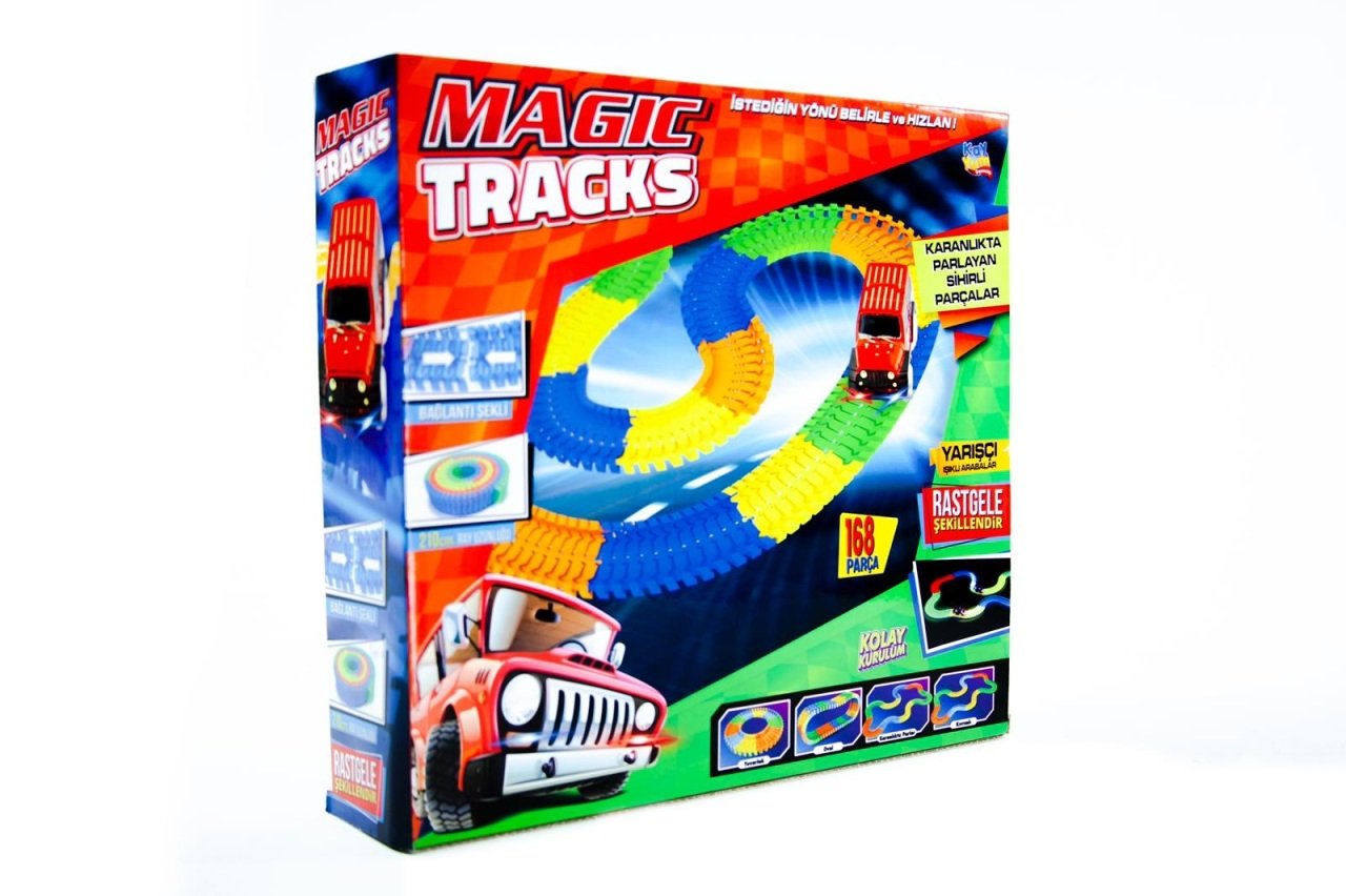 Magic Tracks 168 Parça Hareketli 210 cm Raylı