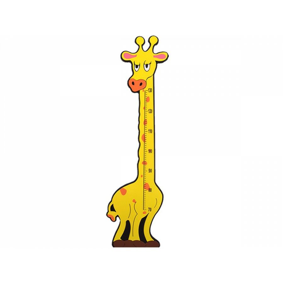 Ahşap Zürafa Figürlü Boy Cetveli