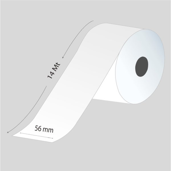 56 mm x 16 mt Termal Pos Rulo 10 Adet