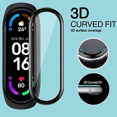 Xiaomi Mi Band 6 Ekran Koruyucu Tam Kaplayan Flexible Koruyucu