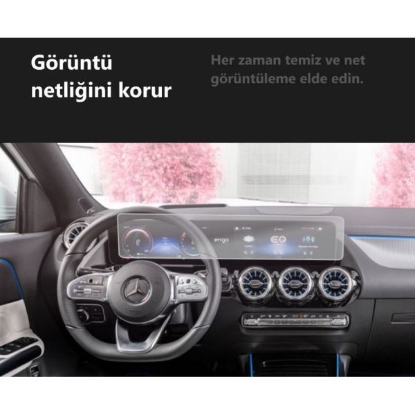 Mercedes EQB Mat Ekran Koruyucu Multimedya Ve Djital Ekran