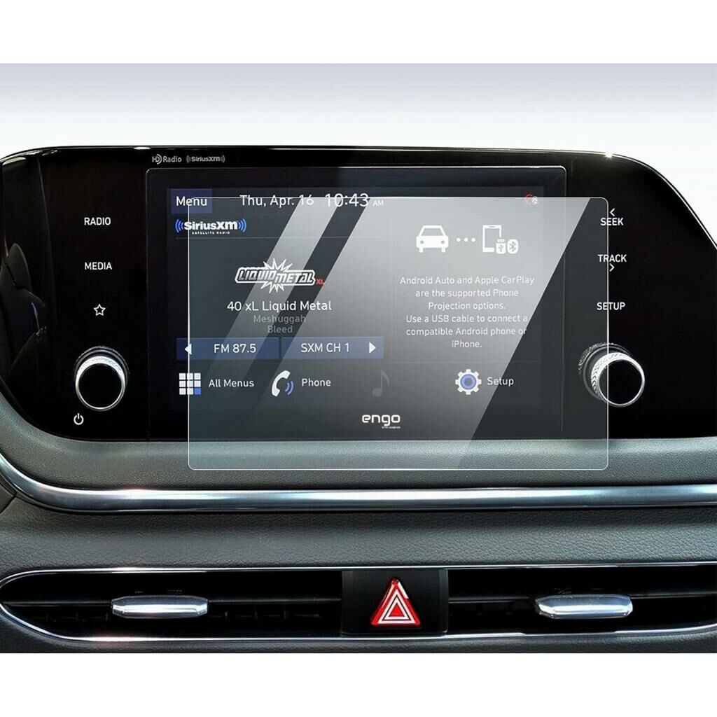 Hyundai i20 8 İnç Mat Ekran Koruyucu Multimedya Şeffaf