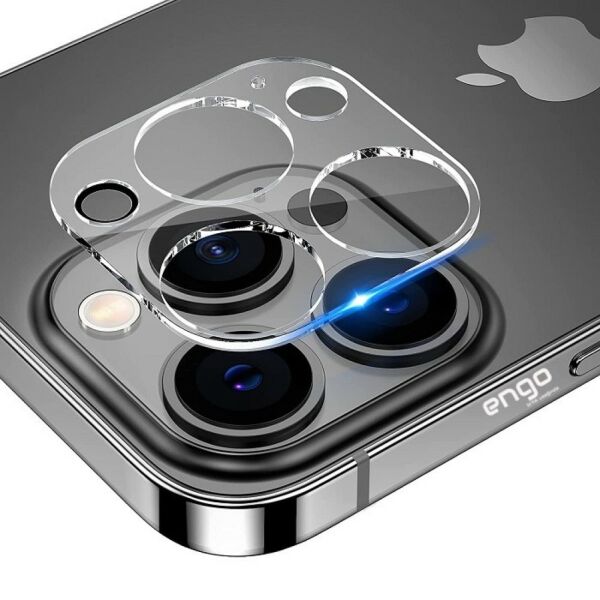 Apple iPhone 15 Pro Max Kamera Lens Koruyucu Şeffaf Temperli