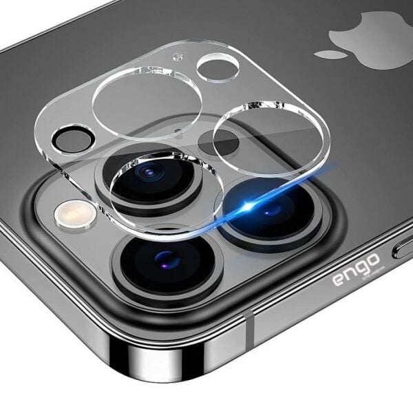 Apple iPhone 15 Pro Kamera Lens Koruyucu Şeffaf Temperli