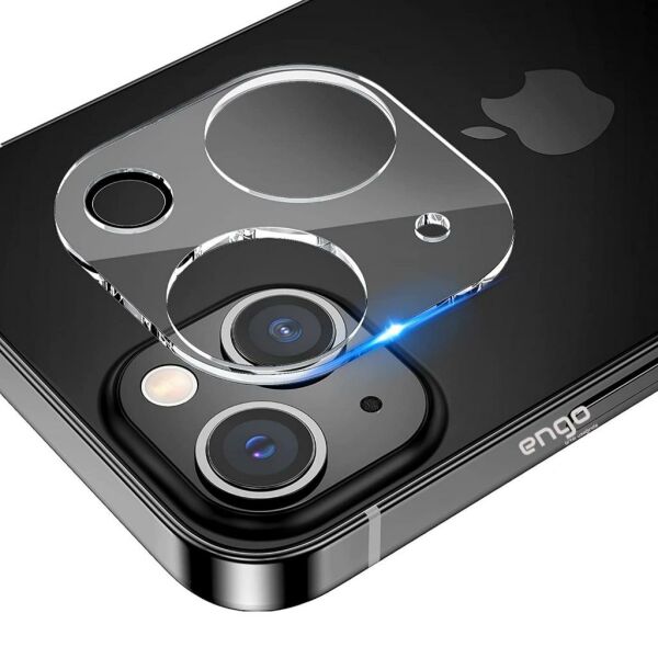 Apple iPhone 15 Kamera Lens Koruyucu Şeffaf Temperli