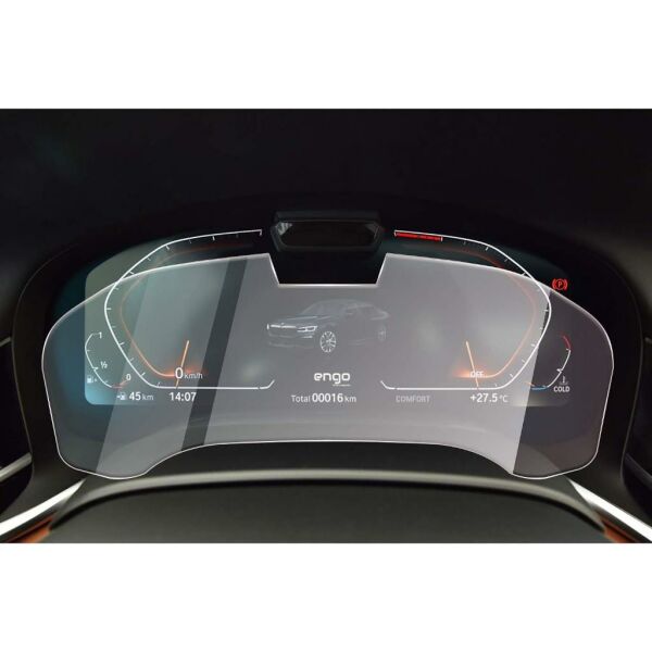BMW 520i G30 Mat Ekran Koruyucu Şeffaf Dijital Gösterge