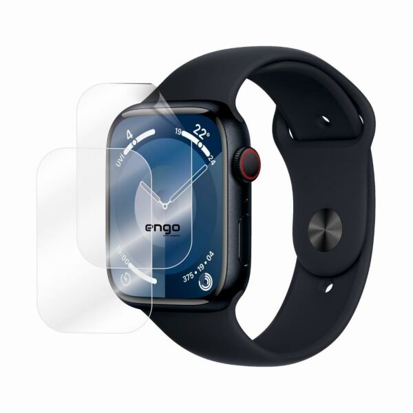 Apple Watch 9 45mm Mat Ekran Koruyucu TPU Film 2 Adet