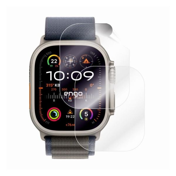 Apple Watch Ultra 2 Mat Ekran Koruyucu 49mm TPU Film 2 Adet