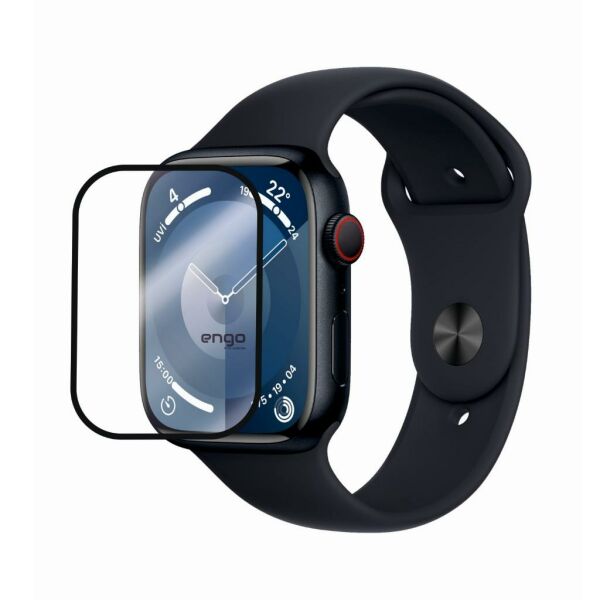 Apple Watch 9 45mm Ekran Koruyucu Flexible Kavisli Kenar
