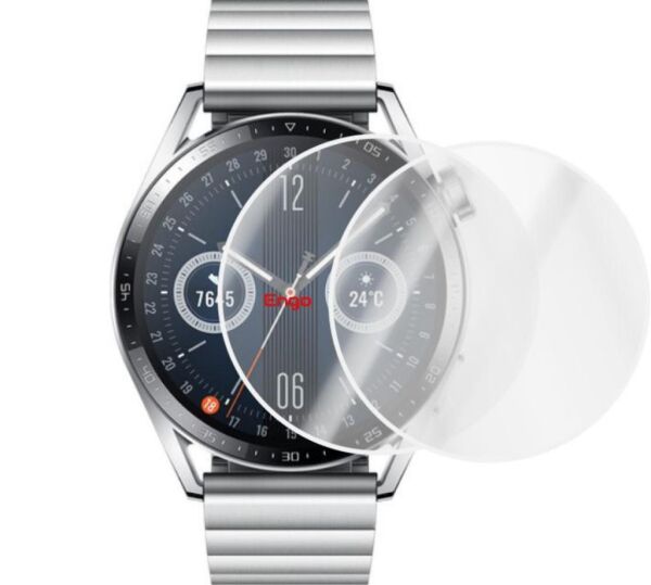 Huawei Watch GT3 46 mm Ekran Koruyucu Şeffaf TPU Film 2 Adet