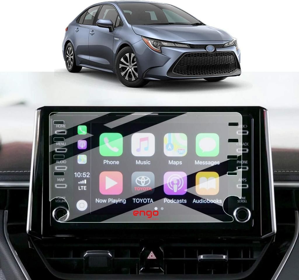 Toyota Corolla 2020-2021 8 inç Navigasyon Ekran Koruyucu 9H Nano
