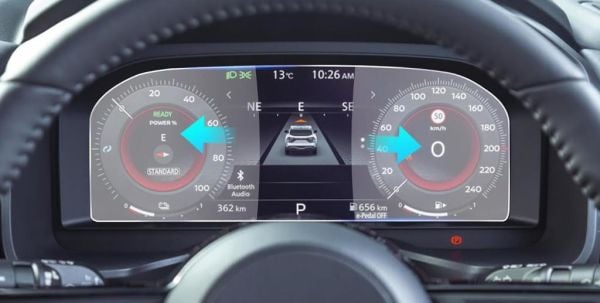 Nissan Qashqai 12.3 İnç Dijital Gösterge Ekran Koruyucu Nano