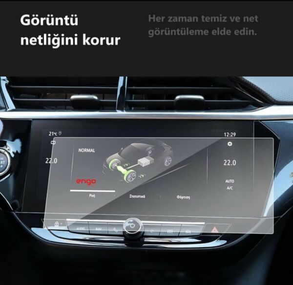 Opel Corsa Ultimate 10 İnç Multimedya Ekran Koruyucu