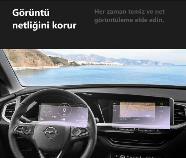 Opel Grandland Ultimate Ekran Koruyucu Multimedya Ve Gösterge